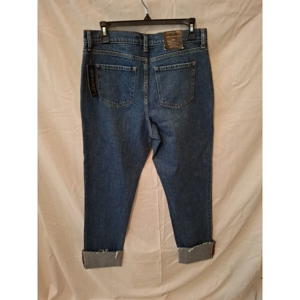 BANANA REPUBLIC Curvy Slouch Women's Jeans Size 26/2 ( 1472)